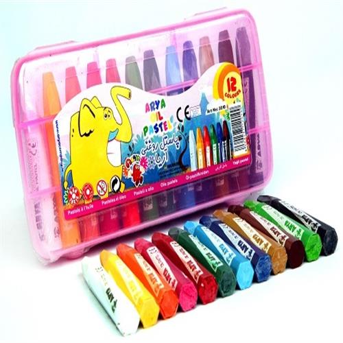 پاستل 12 رنگ کیفی پلاستیکی(2010)​
